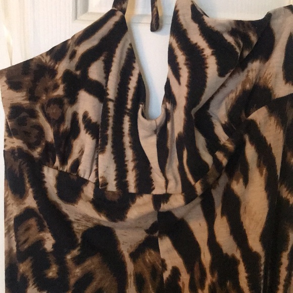 Cheetah maxi halter dress - Picture 2 of 2
